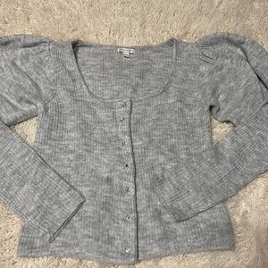 Cato Gray Women's Cardigan Sweater
